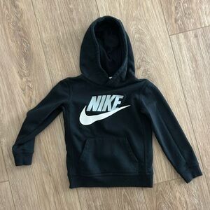 Nike Toddler Boy hooded sweatshirt black
